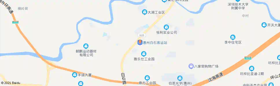 深圳白石客运站_公交站地图_深圳公交_妙搜公交查询2025