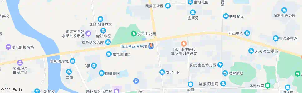 阳江西平路口_公交站地图_阳江公交_妙搜公交查询2025
