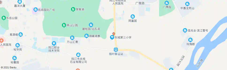 阳江报平村口_公交站地图_阳江公交_妙搜公交查询2025