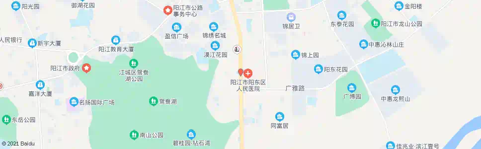 阳江阳东人民医院_公交站地图_阳江公交_妙搜公交查询2025