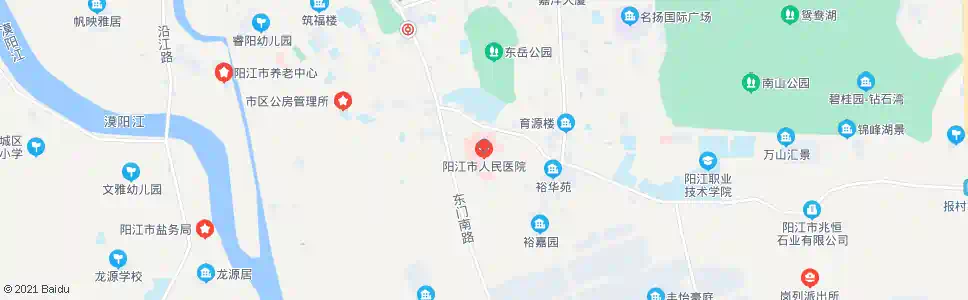 阳江市人民医院_公交站地图_阳江公交_妙搜公交查询2025
