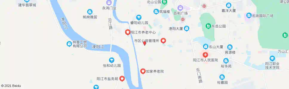 阳江第一市场_公交站地图_阳江公交_妙搜公交查询2025