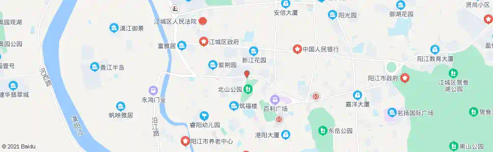 阳江北山公园_公交站地图_阳江公交_妙搜公交查询2025