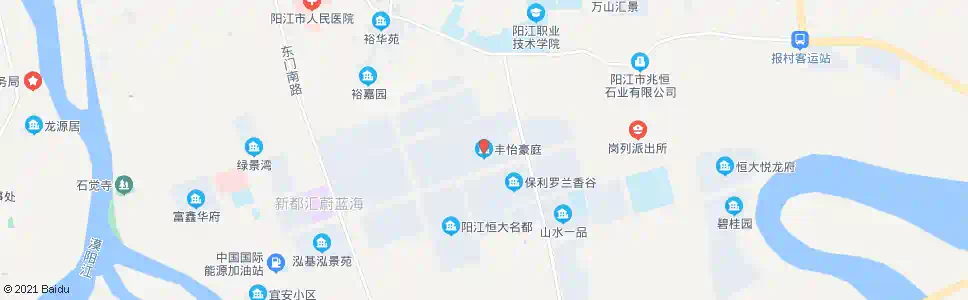 阳江丰怡豪庭_公交站地图_阳江公交_妙搜公交查询2025