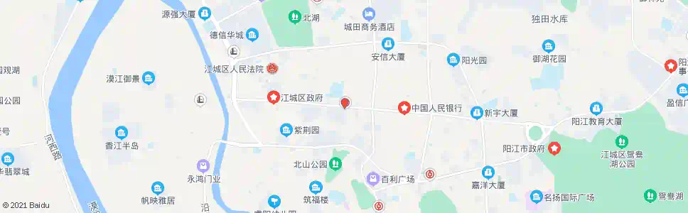阳江新江花园_公交站地图_阳江公交_妙搜公交查询2025