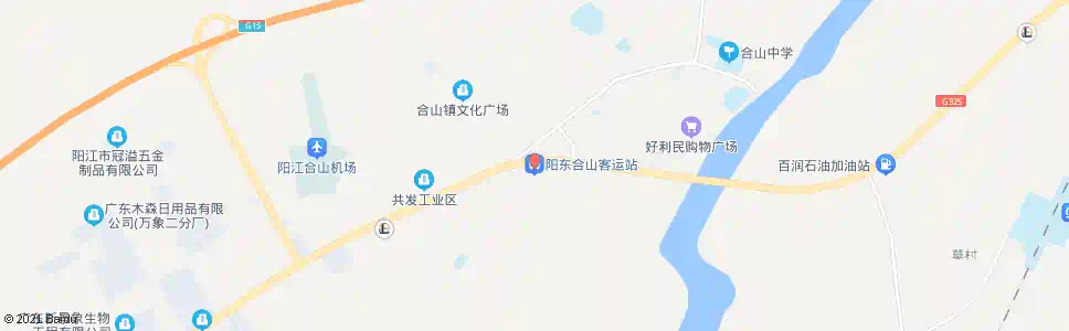 阳江合山客运站_公交站地图_阳江公交_妙搜公交查询2025