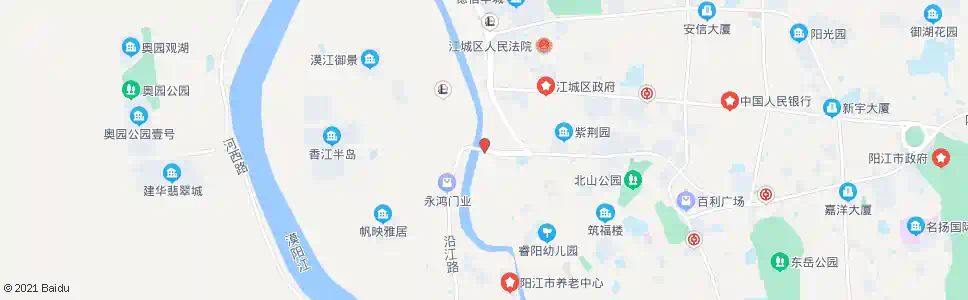 阳江观光路口_公交站地图_阳江公交_妙搜公交查询2025
