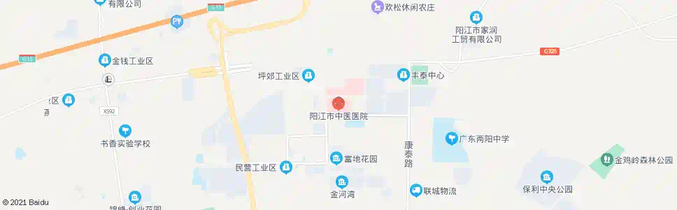 阳江阳江市中医院_公交站地图_阳江公交_妙搜公交查询2025