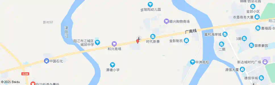 阳江谭塘洲_公交站地图_阳江公交_妙搜公交查询2025