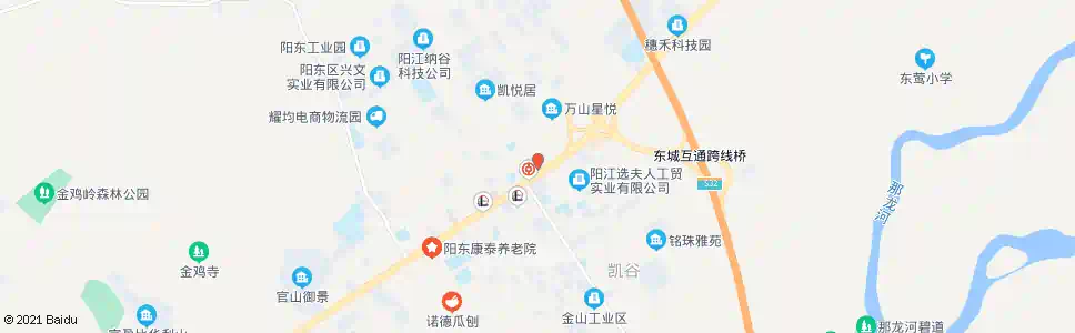 阳江大令工业路口_公交站地图_阳江公交_妙搜公交查询2025