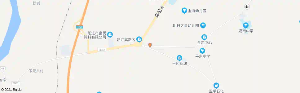 阳江高新客籍开发区_公交站地图_阳江公交_妙搜公交查询2025