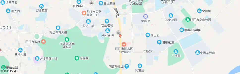阳江始兴北路口_公交站地图_阳江公交_妙搜公交查询2025