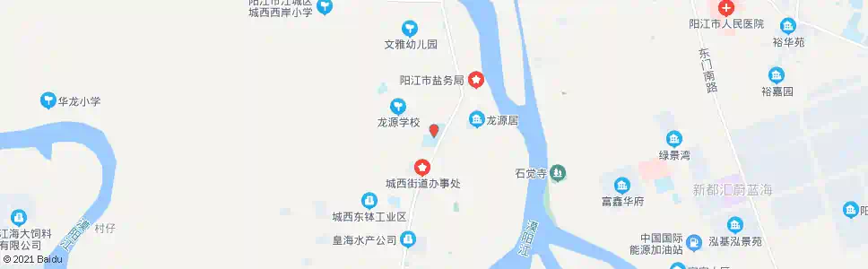阳江城西中学_公交站地图_阳江公交_妙搜公交查询2025