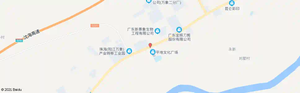 阳江平地市场_公交站地图_阳江公交_妙搜公交查询2025