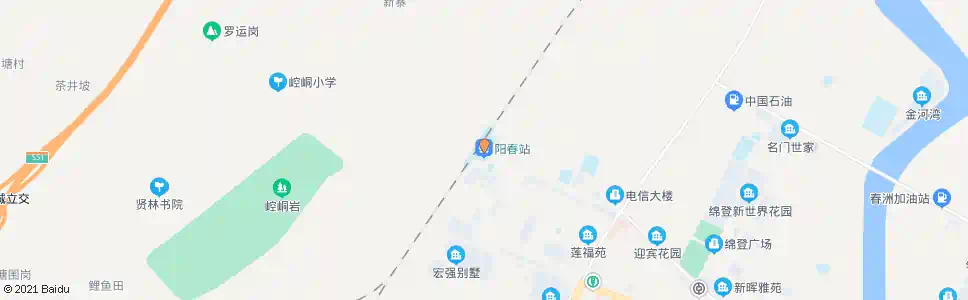 阳江旧阳春路口_公交站地图_阳江公交_妙搜公交查询2025