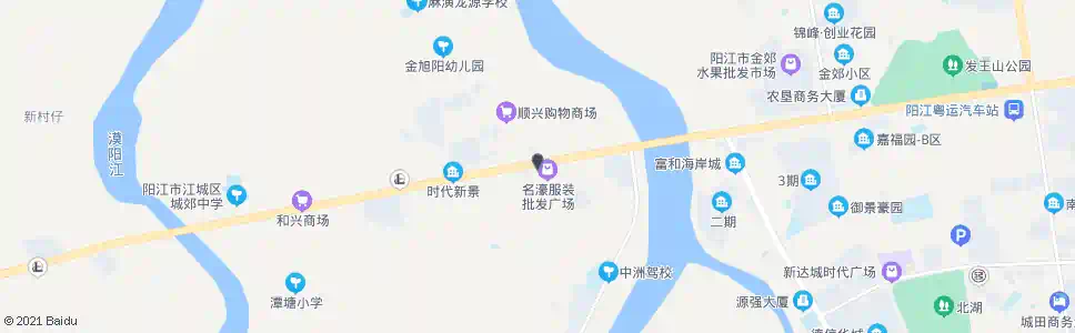 阳江市国珠气站_公交站地图_阳江公交_妙搜公交查询2025