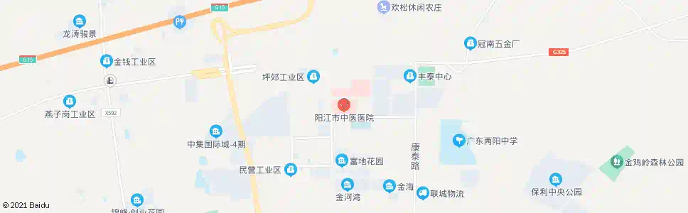 阳江市中医院路口_公交站地图_阳江公交_妙搜公交查询2025