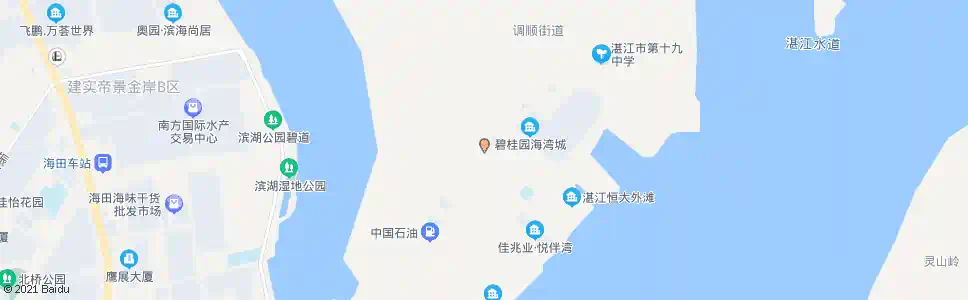 湛江调顺派出所_公交站地图_湛江公交_妙搜公交查询2025