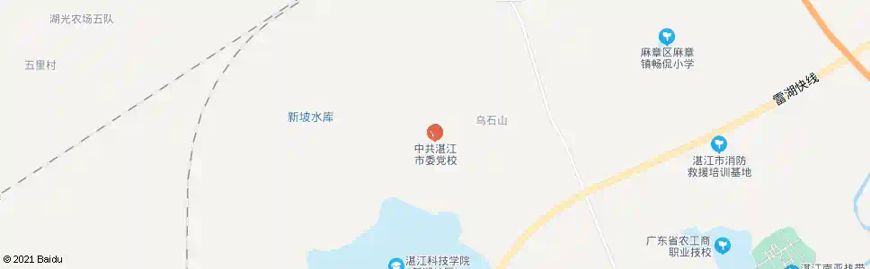 湛江市党校_公交站地图_湛江公交_妙搜公交查询2025