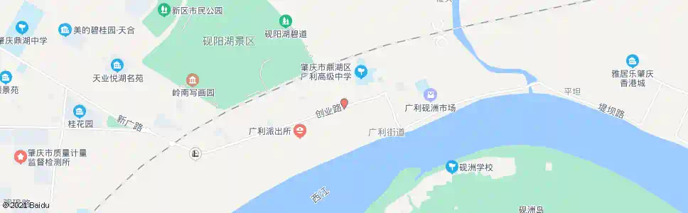 肇庆罗园路口_公交站地图_肇庆公交_妙搜公交查询2025