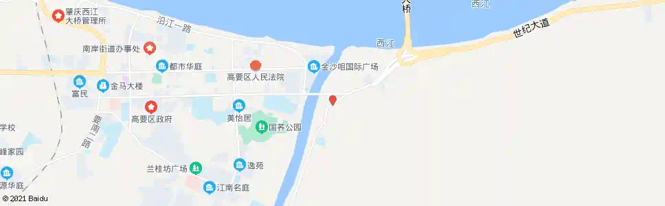 肇庆江口村_公交站地图_肇庆公交_妙搜公交查询2025