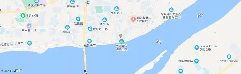 肇庆东堤湾_公交站地图_肇庆公交_妙搜公交查询2025