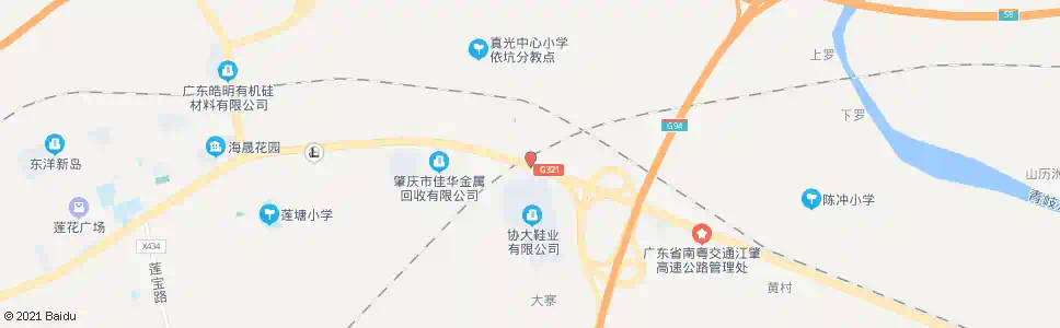 肇庆欧岗村_公交站地图_肇庆公交_妙搜公交查询2025