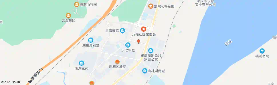 肇庆万福东路_公交站地图_肇庆公交_妙搜公交查询2025