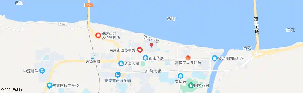 肇庆半江花园_公交站地图_肇庆公交_妙搜公交查询2025