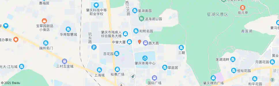 肇庆伴月路西_公交站地图_肇庆公交_妙搜公交查询2025