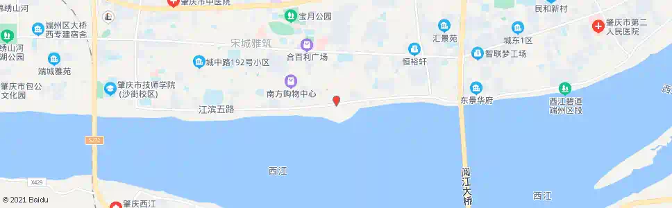 肇庆阅江楼_公交站地图_肇庆公交_妙搜公交查询2025
