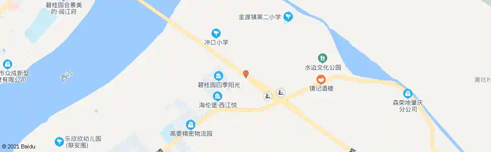 肇庆茶岗村_公交站地图_肇庆公交_妙搜公交查询2025