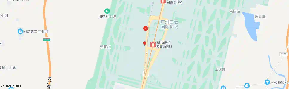 肇庆白云机场B区国内到达厅_公交站地图_肇庆公交_妙搜公交查询2025