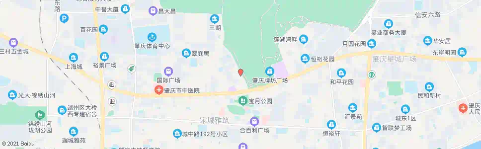 肇庆星荷南_公交站地图_肇庆公交_妙搜公交查询2025