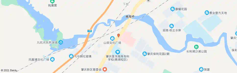 肇庆山田村_公交站地图_肇庆公交_妙搜公交查询2025