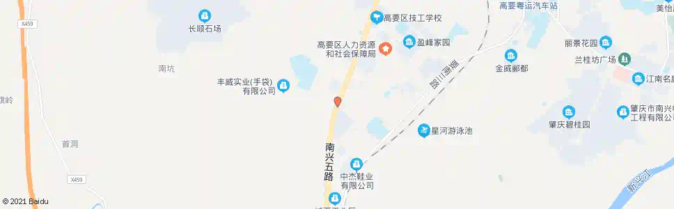 肇庆高要二中_公交站地图_肇庆公交_妙搜公交查询2025