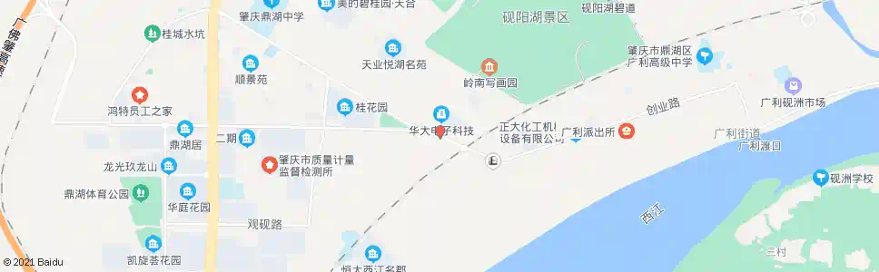 肇庆广利工业园_公交站地图_肇庆公交_妙搜公交查询2025