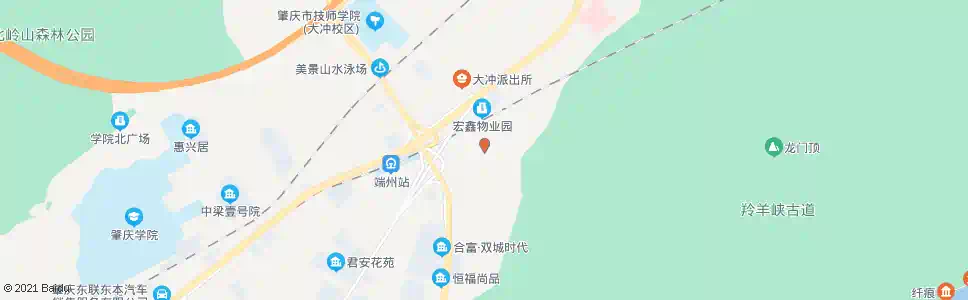 肇庆外语学院_公交站地图_肇庆公交_妙搜公交查询2025