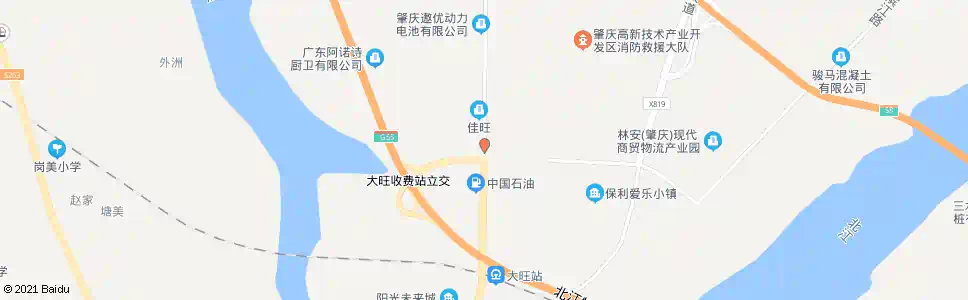 肇庆SK厂_公交站地图_肇庆公交_妙搜公交查询2025