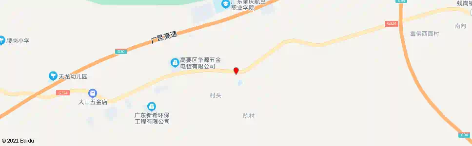 肇庆八联村_公交站地图_肇庆公交_妙搜公交查询2025