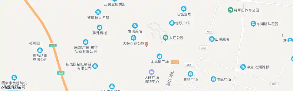 肇庆大旺市场_公交站地图_肇庆公交_妙搜公交查询2025