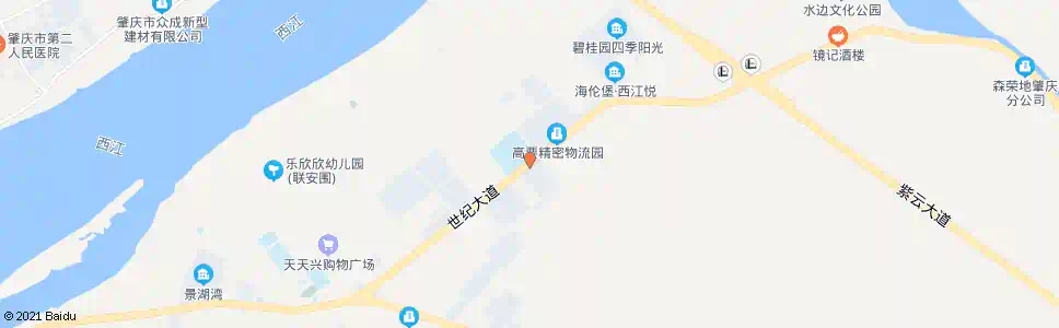 肇庆世纪大道_公交站地图_肇庆公交_妙搜公交查询2025