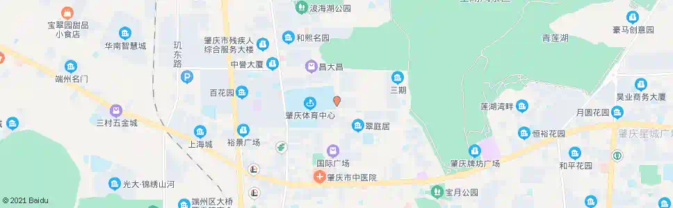 肇庆体育中心东门_公交站地图_肇庆公交_妙搜公交查询2025