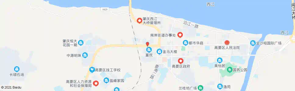 肇庆彩虹路_公交站地图_肇庆公交_妙搜公交查询2025