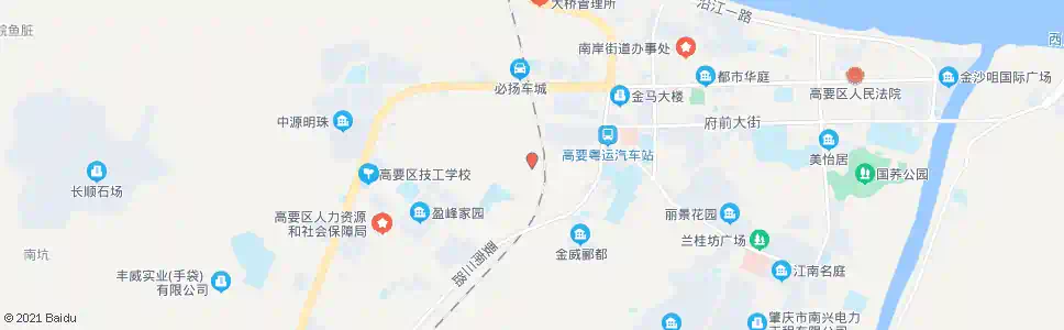 肇庆高要南岸_公交站地图_肇庆公交_妙搜公交查询2025