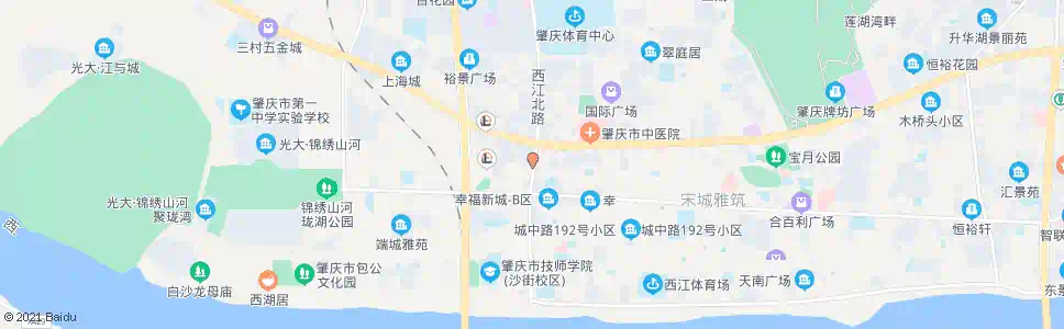 肇庆西江南路_公交站地图_肇庆公交_妙搜公交查询2025