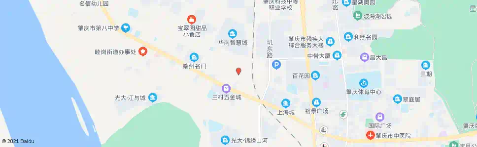 肇庆岗边_公交站地图_肇庆公交_妙搜公交查询2025