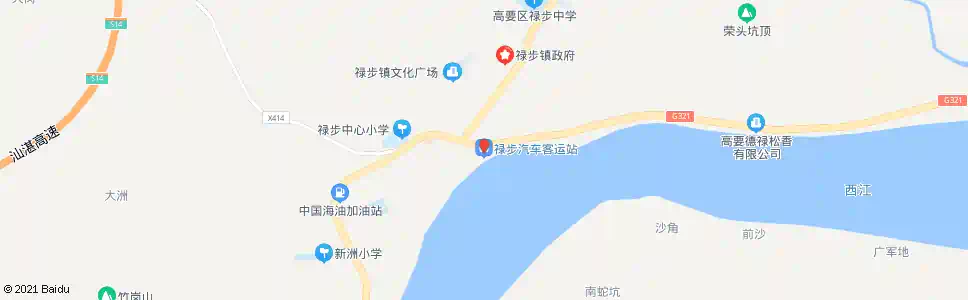 肇庆禄步粤运站_公交站地图_肇庆公交_妙搜公交查询2025