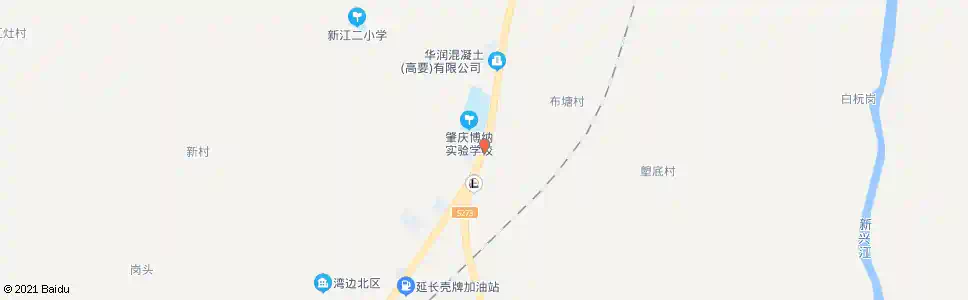 肇庆布塘_公交站地图_肇庆公交_妙搜公交查询2025