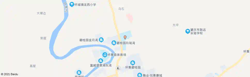肇庆怀集中学_公交站地图_肇庆公交_妙搜公交查询2025